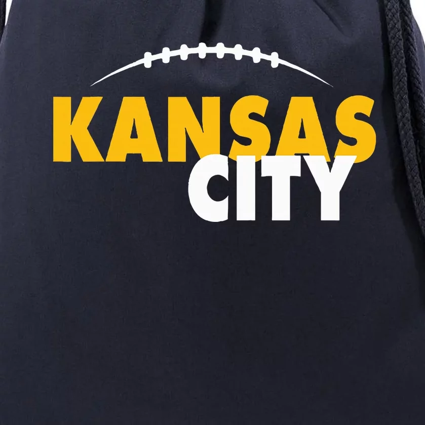 Kansas City Missouri Pride Love Gift Kc Retro Drawstring Bag