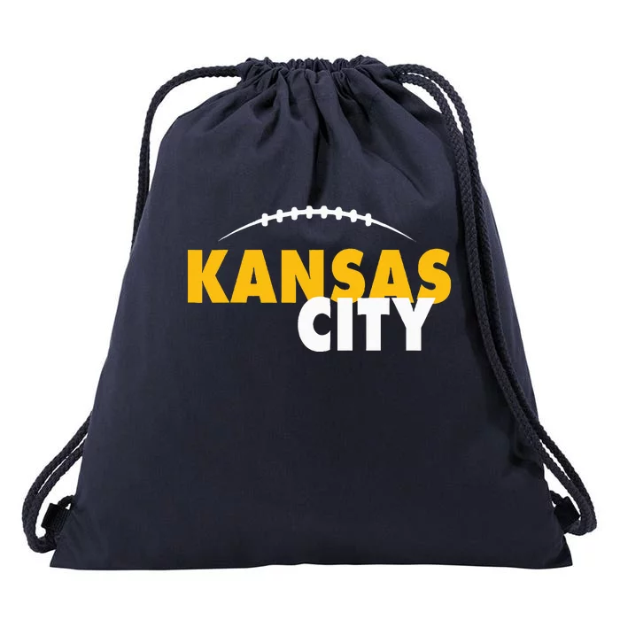 Kansas City Missouri Pride Love Gift Kc Retro Drawstring Bag