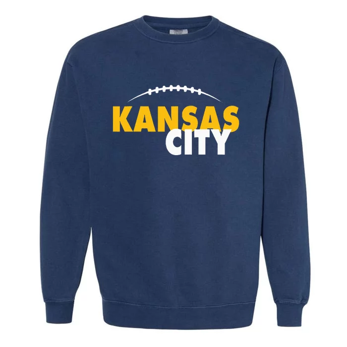 Kansas City Missouri Pride Love Gift Kc Retro Garment-Dyed Sweatshirt