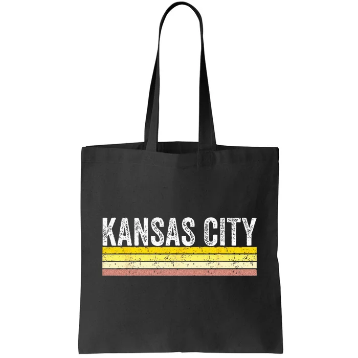 Kansas City Missouri Retro Vintage Weathered Throwback Tote Bag