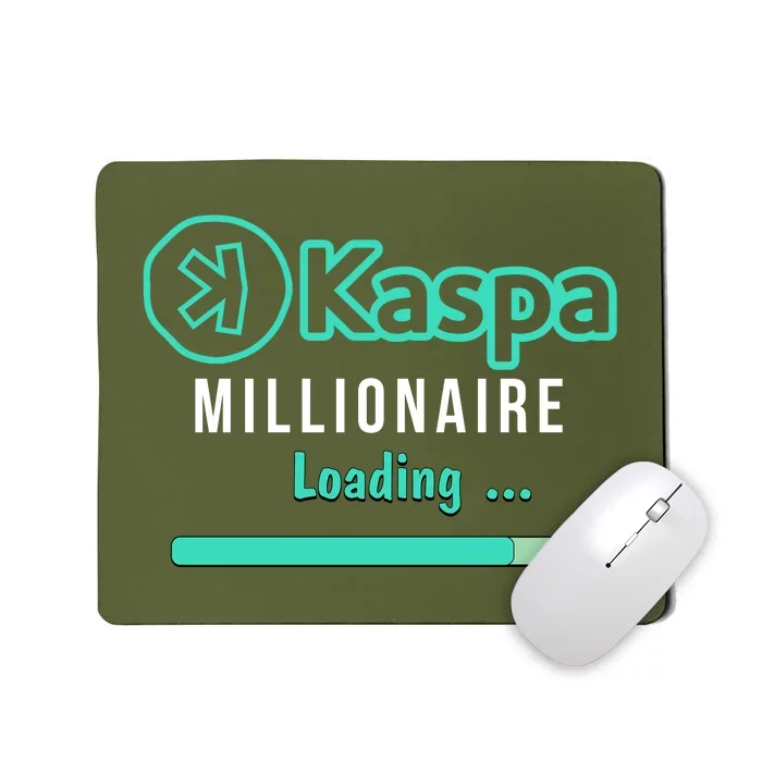 Kaspa Crypto Millionaire Loading Kaspa Miner Crypto Bullrun Mousepad