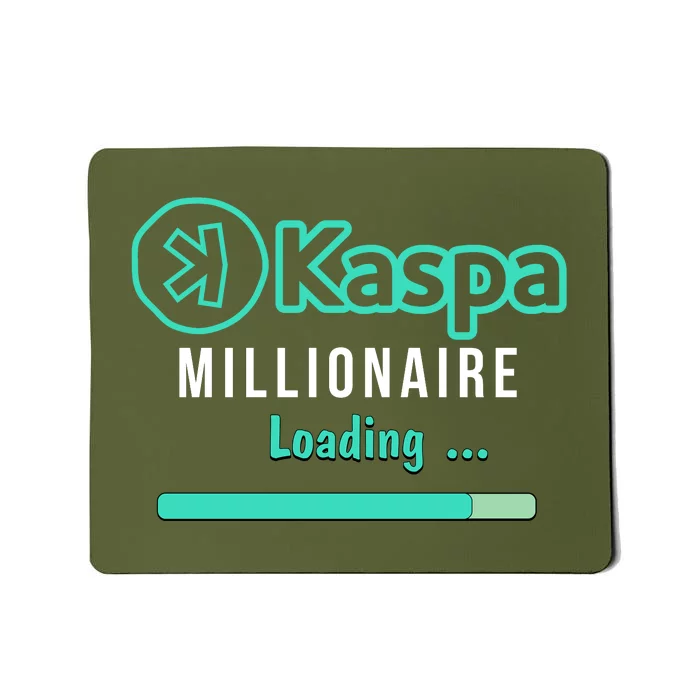 Kaspa Crypto Millionaire Loading Kaspa Miner Crypto Bullrun Mousepad