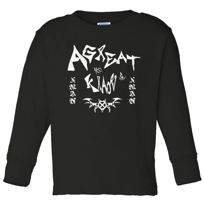 Ken Carson Merch Design Agc Gift Toddler Long Sleeve Shirt