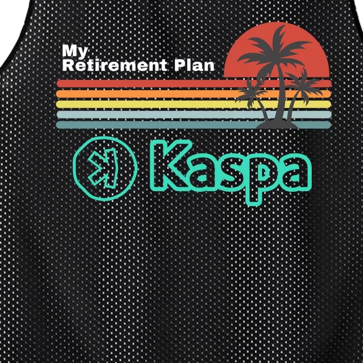 Kaspa Crypto My Retirement Plan Kaspa Miner Kaspa Mining Crypto Bullrun Mesh Reversible Basketball Jersey Tank