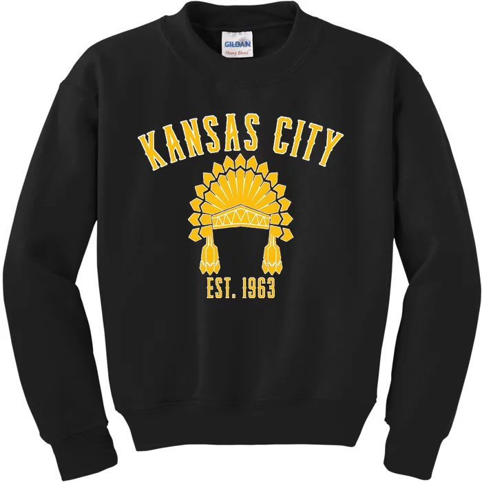 Kansas City Missouri Pride Retro Souvenir Kids Sweatshirt