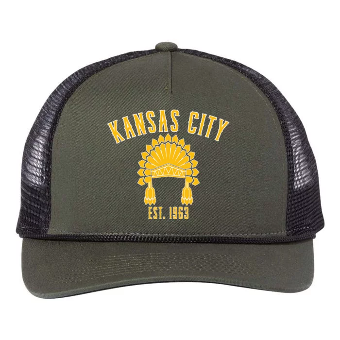 Kansas City Missouri Pride Retro Souvenir Retro Rope Trucker Hat Cap