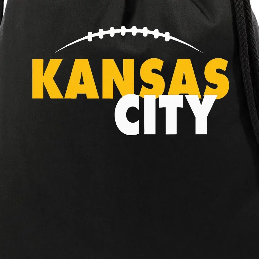 Kansas City Missouri Pride Retro Souvenir Drawstring Bag