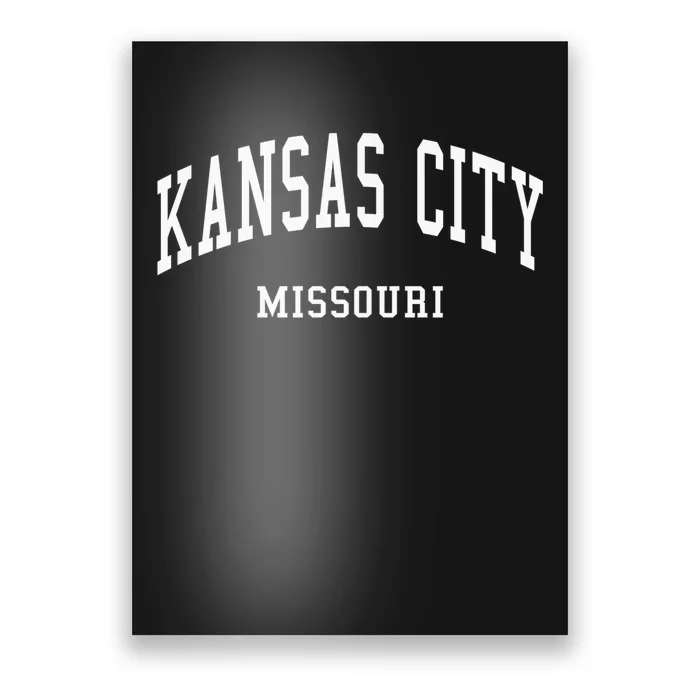 Kansas City Missouri Throwback Design Classic Poster