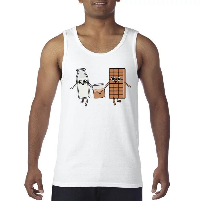 Kawaii Chocolate Milk Chocolate Milk Lover Tank Top