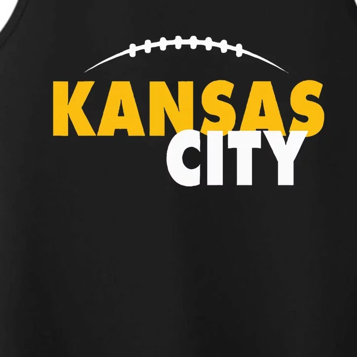 Kansas City Missouri Pride Love Gift KC Retro Performance Tank