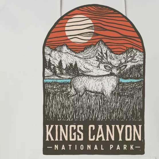 Kings Canyon National Park Performance Fleece Hoodie