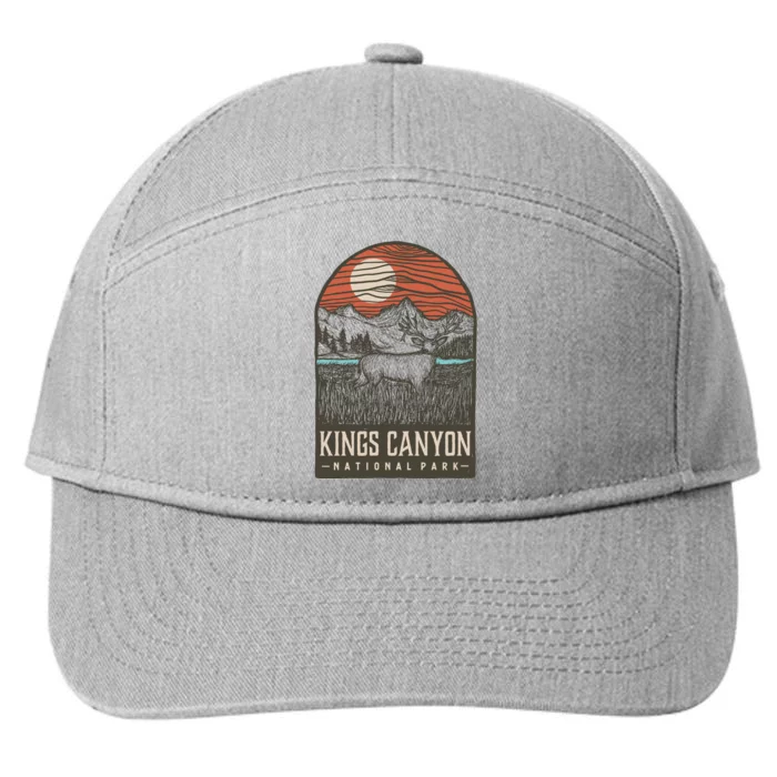 Kings Canyon National Park 7-Panel Snapback Hat