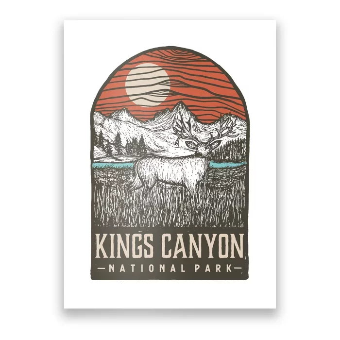 Kings Canyon National Park Poster