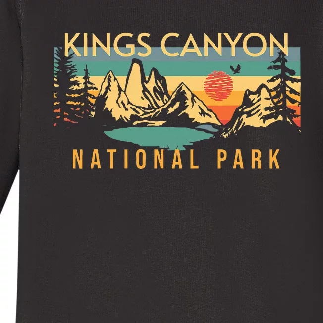 Kings Canyon National Park Baby Long Sleeve Bodysuit