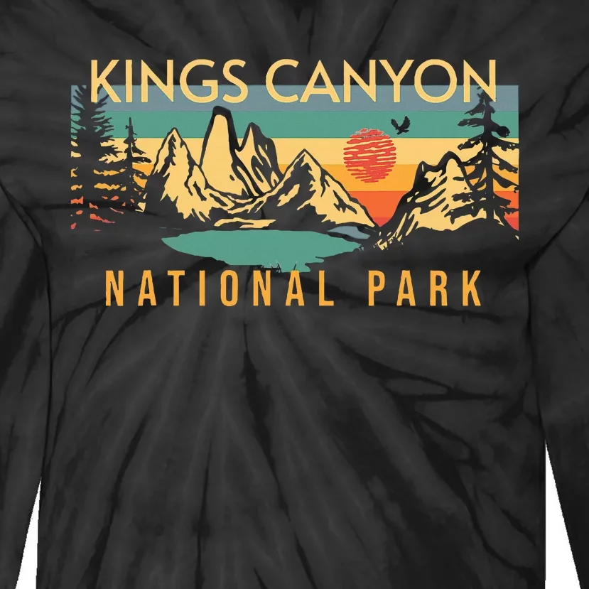 Kings Canyon National Park Tie-Dye Long Sleeve Shirt