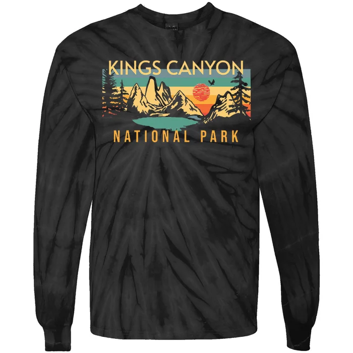 Kings Canyon National Park Tie-Dye Long Sleeve Shirt