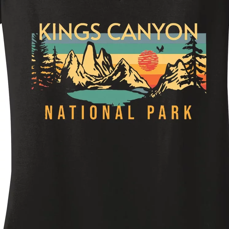 Kings Canyon National Park Women's V-Neck T-Shirt