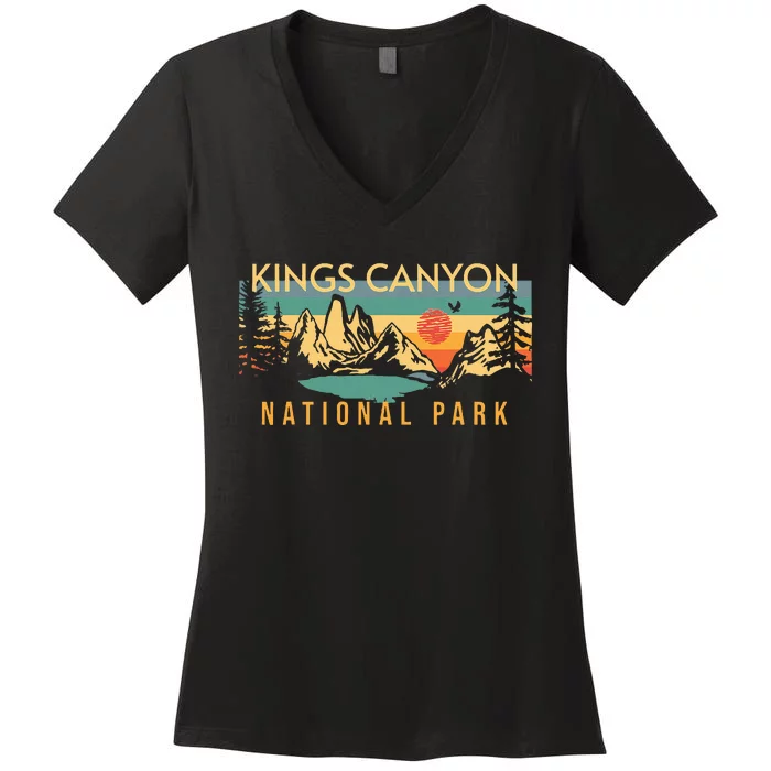 Kings Canyon National Park Women's V-Neck T-Shirt