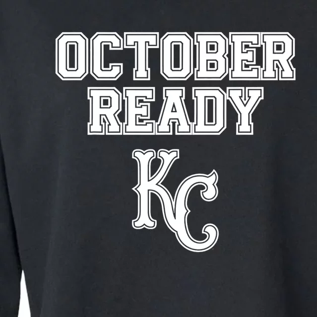 Kansas City October Ready Cropped Pullover Crew