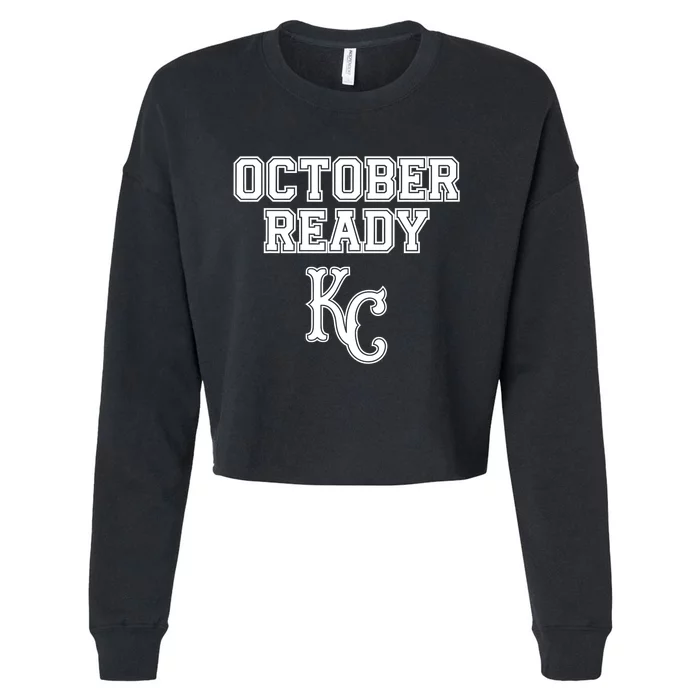 Kansas City October Ready Cropped Pullover Crew