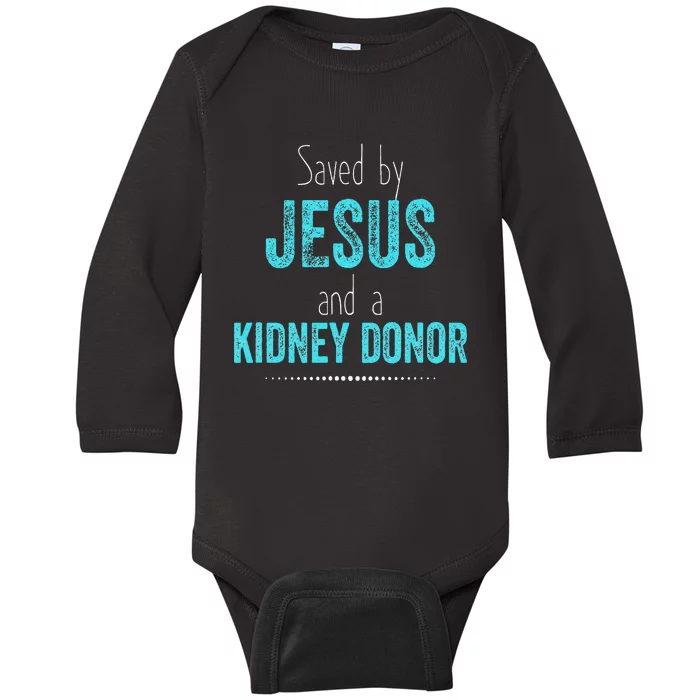 Kidney Christian Organ Donor Transplant Baby Long Sleeve Bodysuit