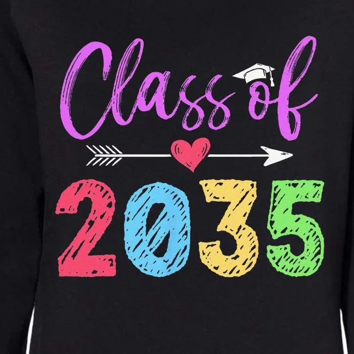 Kindergarten Class Of 2035 Graduation First Day Of School Womens California Wash Sweatshirt