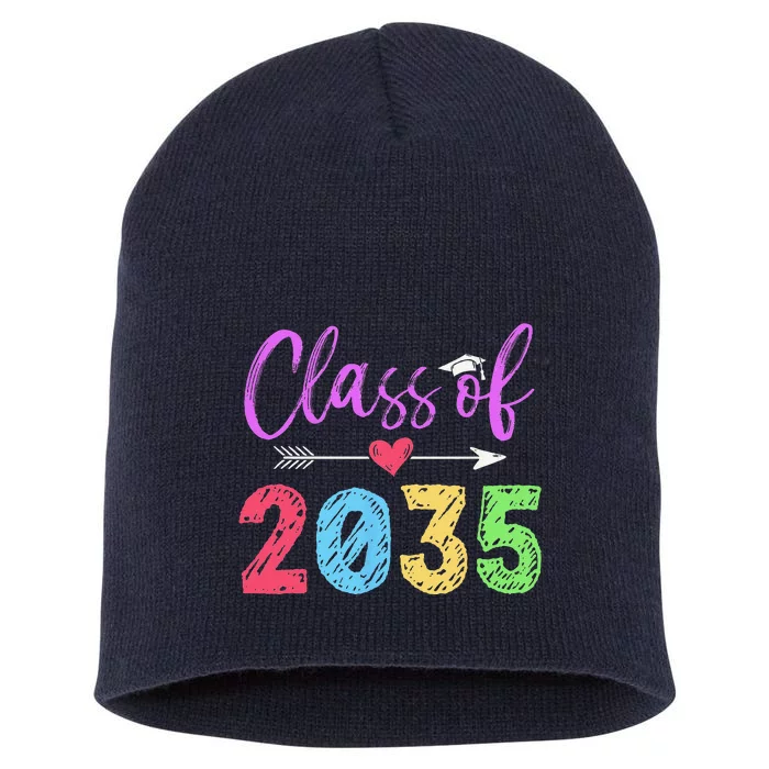 Kindergarten Class Of 2035 Graduation First Day Of School Short Acrylic Beanie