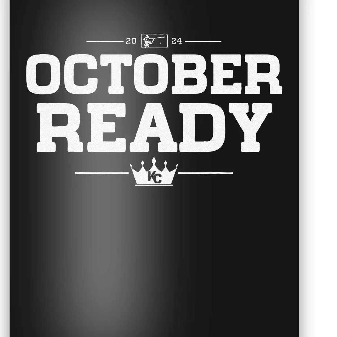 Kansas City October Ready Kc Blue Poster