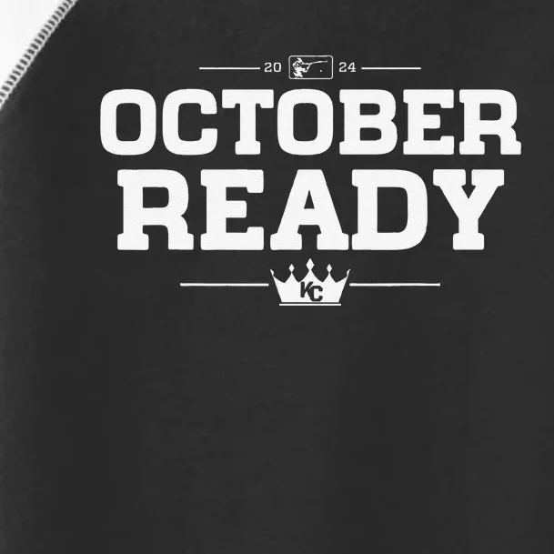 Kansas City October Ready Kc Blue Toddler Fine Jersey T-Shirt