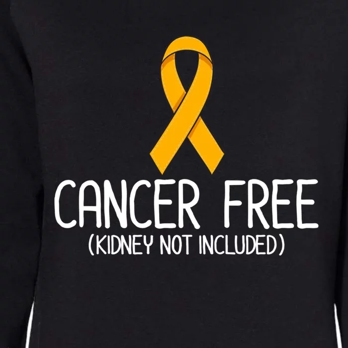 Kidney Cancer Orange Ribbon Awareness Survivor Gift Womens California Wash Sweatshirt