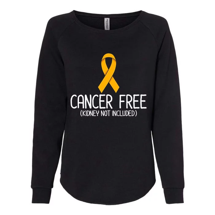 Kidney Cancer Orange Ribbon Awareness Survivor Gift Womens California Wash Sweatshirt