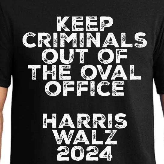 Keep Criminals Out Of The Oval Office 2024 Design Pajama Set