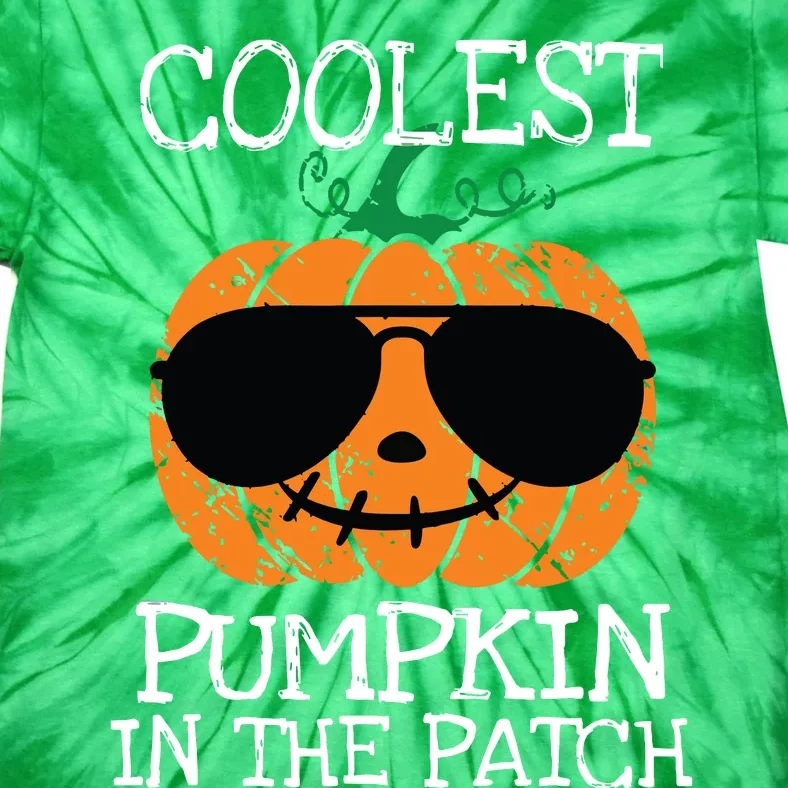 Kids Coolest Pumpkin In The Patch Halloween Boy Girls Teens 7042 Tie-Dye T-Shirt