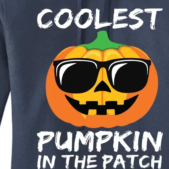 Kids Coolest Pumpkin In The Patch Halloween Boy Girls Teens Women's Pullover Hoodie