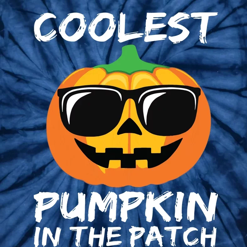 Kids Coolest Pumpkin In The Patch Halloween Boy Girls Teens Tie-Dye T-Shirt