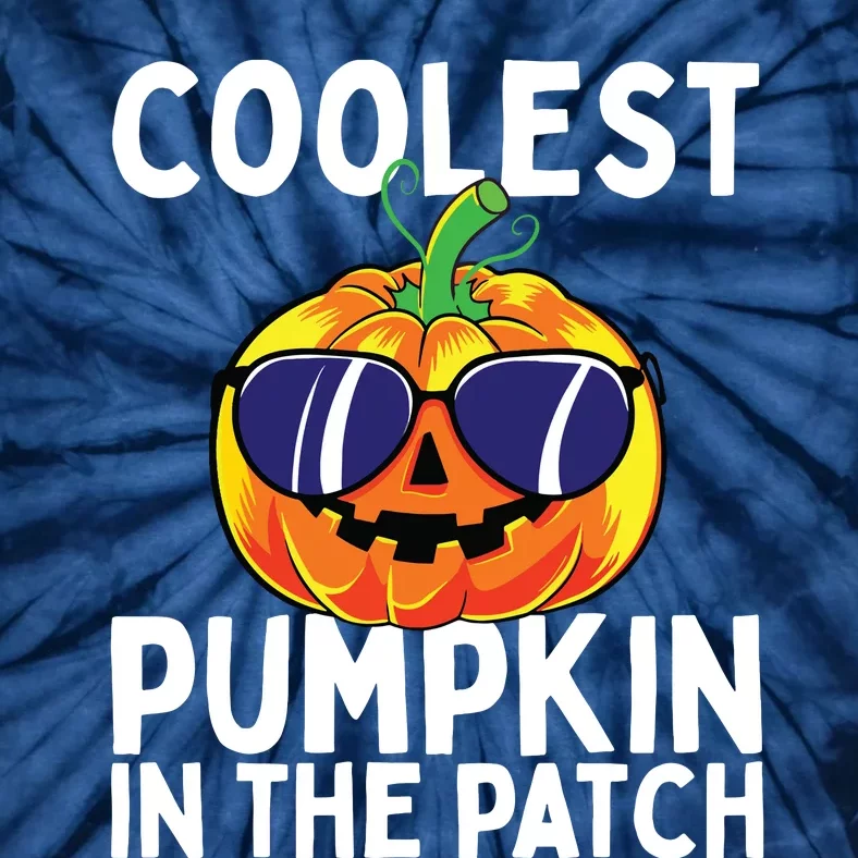 Kids Coolest Pumpkin In The Patch Halloween Boy Girls Teens Tie-Dye T-Shirt