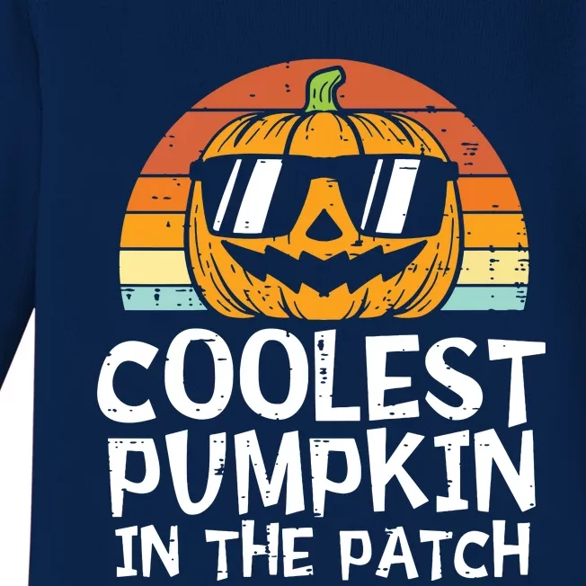 Kids Coolest Pumpkin In The Patch Boy Halloween Kids 2771 Baby Long Sleeve Bodysuit