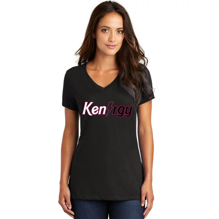 Kenergy Cute Pinky I Am Keough Funny Women's V-Neck T-Shirt