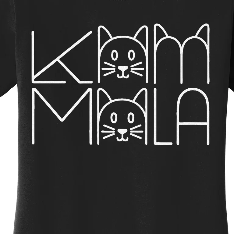 Kamala Cat Parody Political Support Kamala Harris Women's T-Shirt