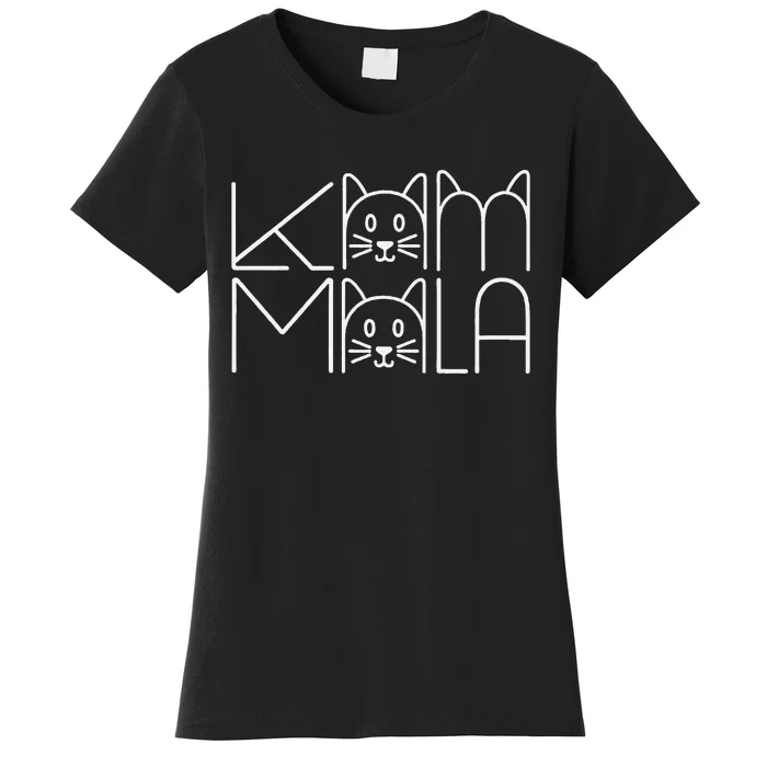 Kamala Cat Parody Political Support Kamala Harris Women's T-Shirt