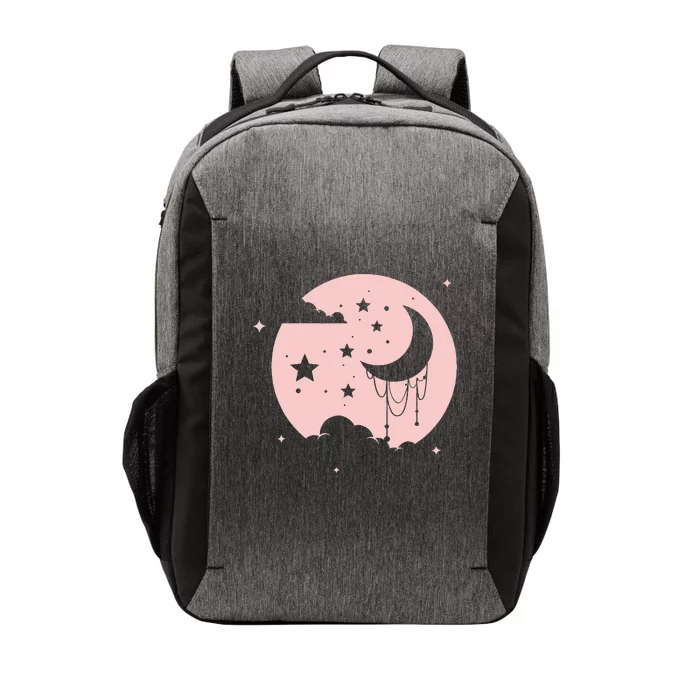 Kawaii Cute Pastel Goth Moon Vector Backpack