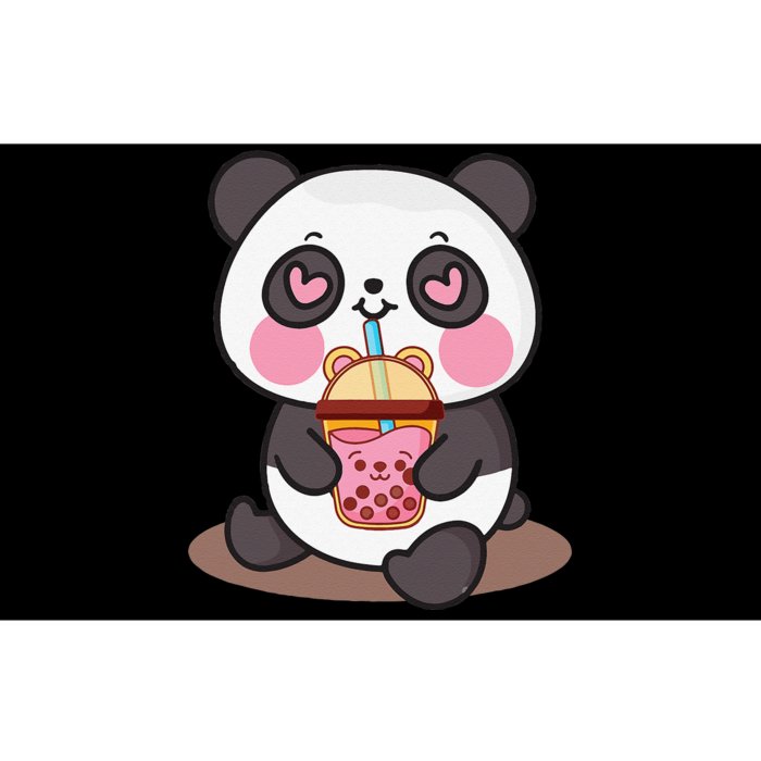 Kawaii Cute Panda Boba Tea Bubble Tea Anime Bumper Sticker