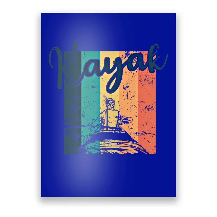 Kayak Canoe Paddleboat Water Sports Kayak Gift Poster