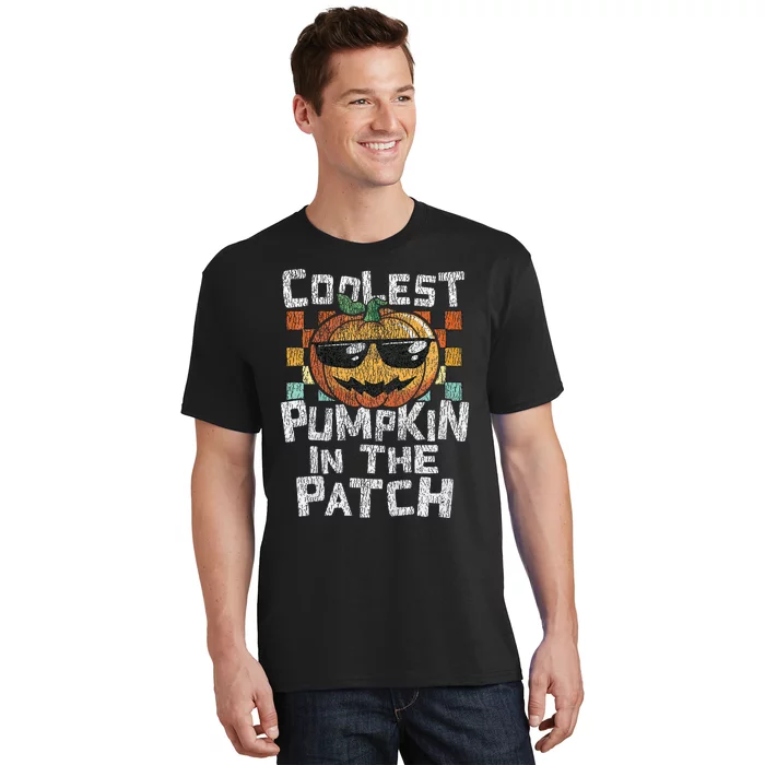 Kids Coolest Pumpkin In The Patch Halloween Girls T-Shirt