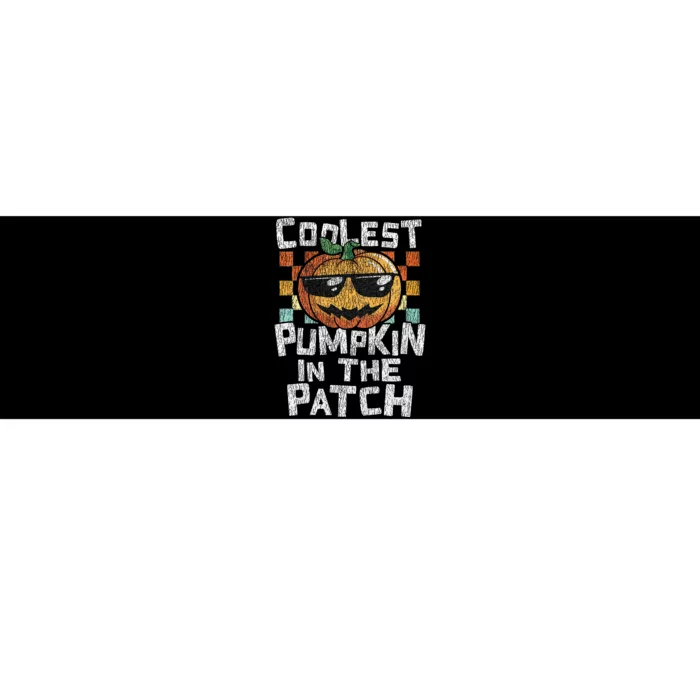 Kids Coolest Pumpkin In The Patch Halloween Girls Bumper Sticker