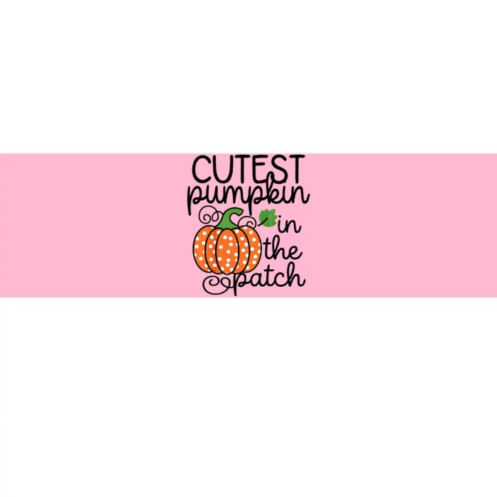 Kids Cutest Pumpkin In The Patch Baby Fall Halloween Bumper Sticker