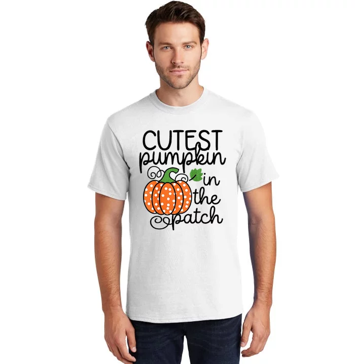 Kids Cutest Pumpkin In The Patch Baby Fall Halloween Tall T-Shirt