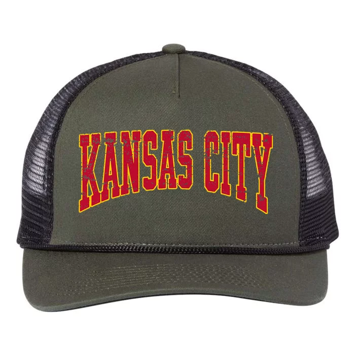 Kansas City Retro Classic Retro Rope Trucker Hat Cap