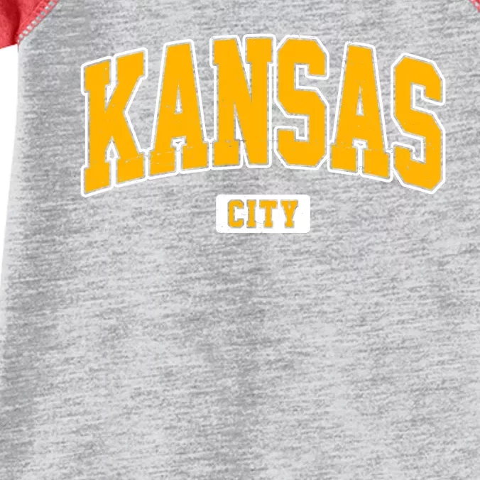 Kansas City Retro Vintage Infant Baby Jersey Bodysuit