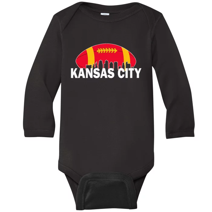 Kansas City Retro Vintage Classic Missouri Gift Kc Baby Long Sleeve Bodysuit